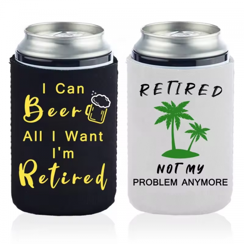 BachPartyGifts Foldable Wedding Neoprene Foam Beer Can Cooler