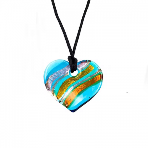 BachPartyGifts Handicrafts Jewellery Murano Glass Heart Pendant